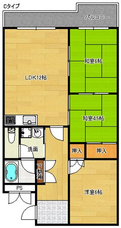 ミリカハイツの物件間取画像